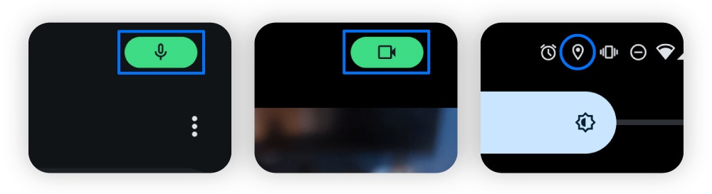 Iconos de rastreo en Android